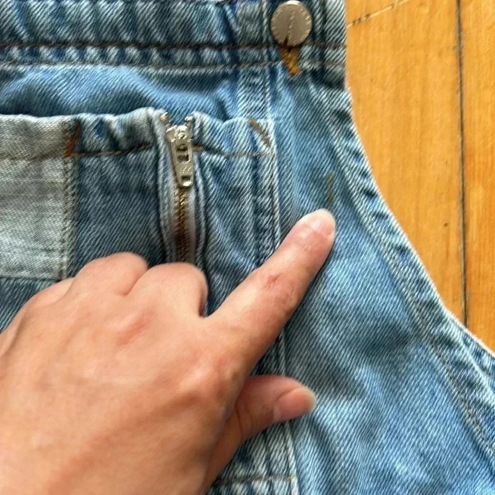 Zara patchwork overalls - Picture 7 of 11